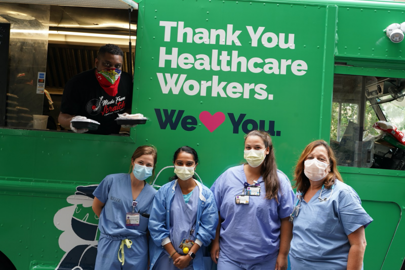 NYI food truck and healthcare workers - new york city